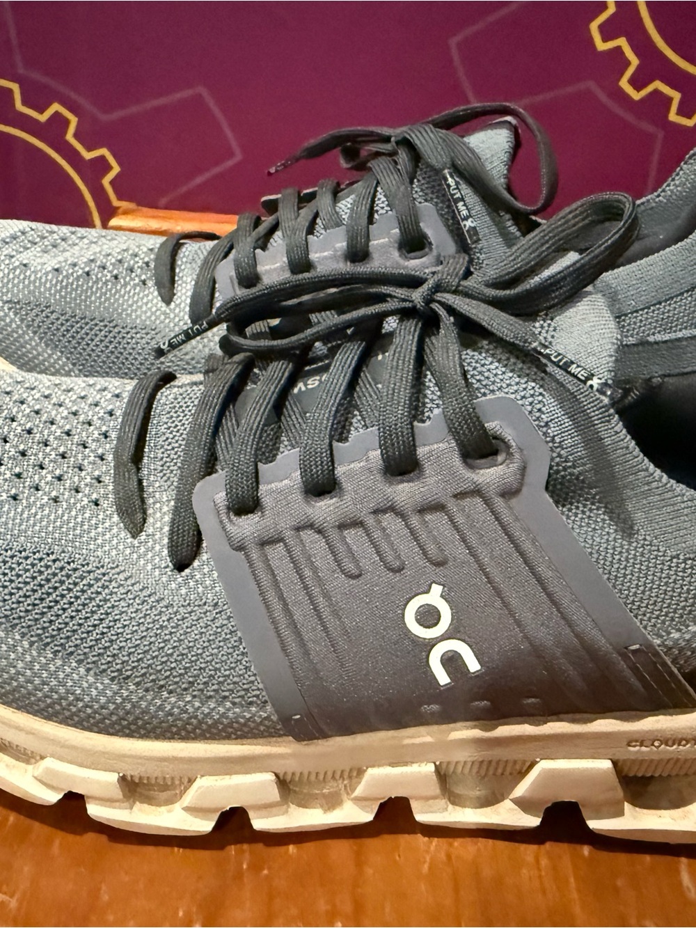 On Running Cloudnova women’s 8.5 Grey Running Shoes